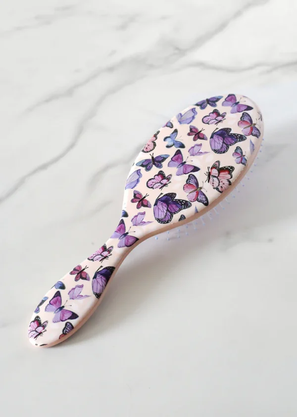Wet-n-Dry Detangling Brush - Butterfly - Image 3