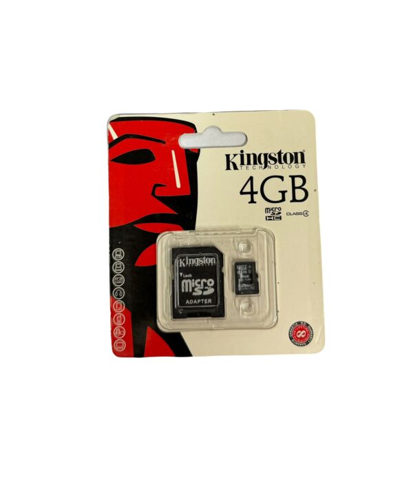 Kingston 4GB Micro SD Memory Card with Adapter