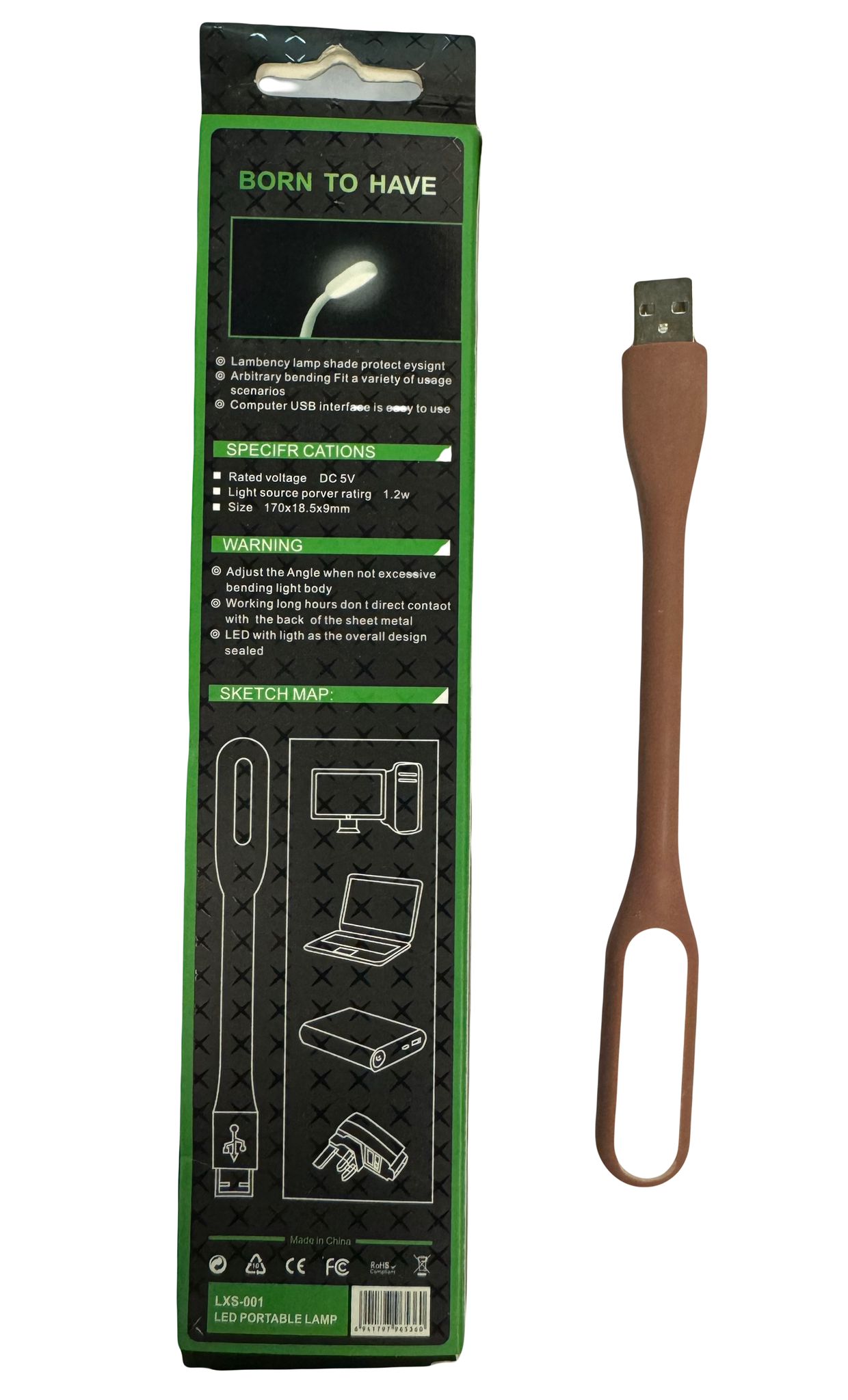 LED Portable Lamp - Back