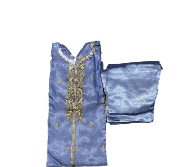 New Arrived Pakistani Ethnic Party Wear Worked with Sequins, Beads and Embroidery with Paint Style Salwar Kameez Suit Ready to Wear for Women with Dupatta - Image 3
