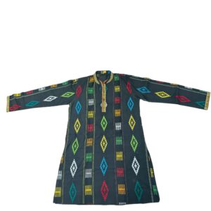 Ready To Wear Men Cotton Multi-Color Kurta With Thread Embroidery